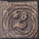 Numeral in square - Germany / Old German States / Thurn und Taxis 1856 - 2