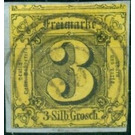 Numeral in square - Germany / Old German States / Thurn und Taxis 1858 - 3