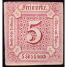 Numeral in square - Germany / Old German States / Thurn und Taxis 1859 - 5