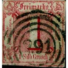Numeral in square - Germany / Old German States / Thurn und Taxis 1863 - 1
