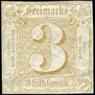 Numeral in square - Germany / Old German States / Thurn und Taxis 1863 - 3