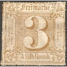 Numeral in square - Germany / Old German States / Thurn und Taxis 1865 - 3