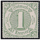 Numeral in square - Germany / Old German States / Thurn und Taxis 1866 - 1