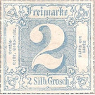 Numeral in square - Germany / Old German States / Thurn und Taxis 1866 - 2