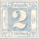 Numeral in square - Germany / Old German States / Thurn und Taxis 1866 - 2