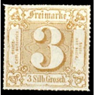 Numeral in square - Germany / Old German States / Thurn und Taxis 1866 - 3