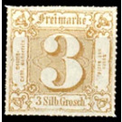 Numeral in square - Germany / Old German States / Thurn und Taxis 1866 - 3