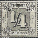 Numeral in square - Germany / Old German States / Thurn und Taxis 1866