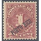 Numeral of value - Caribbean / Puerto Rico 1899 - 1