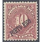 Numeral of value - Caribbean / Puerto Rico 1899 - 10