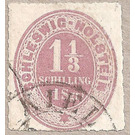 Numerals - Germany / Old German States / Schleswig Holstein & Lauenburg 1864