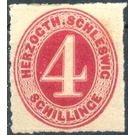 Numerals - Germany / Old German States / Schleswig Holstein & Lauenburg 1864 - 4