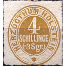 Numerals - Germany / Old German States / Schleswig Holstein & Lauenburg 1865 - 4