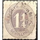 Numerals - Germany / Old German States / Schleswig Holstein & Lauenburg 1867