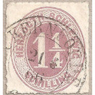 Numerals - Germany / Old German States / Schleswig Holstein & Lauenburg 1867