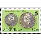 Obverse and reverse of 1968 silver $25 - Caribbean / Anguilla 2012 - 2.50