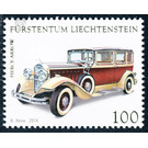 Old automobiles  - Liechtenstein 2014 - 100 Rappen