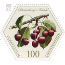 Old fruits: stone fruit - Schauenburger cherry  - Liechtenstein 2017 - 100 Rappen