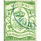 Oldenburg coat of arms - Germany / Old German States / Oldenburg 1861