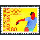 Olympic games  - Liechtenstein 1984 - 80 Rappen