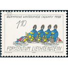 Olympic games  - Liechtenstein 1987 - 110 Rappen