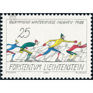 Olympic games  - Liechtenstein 1987 - 25 Rappen