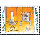 Olympic games  - Liechtenstein 2000 - 80 Rappen