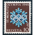 Olympic games  - Switzerland 1948 - 10 Rappen