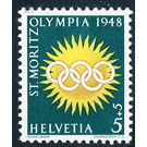 Olympic games  - Switzerland 1948 - 5 Rappen