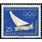 Olympic Summer and Winter Games, Rome and Squaw Valley  - Germany / German Democratic Republic 1960 - 25 Pfennig