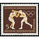 Olympic Summer and Winter Games, Rome and Squaw Valley  - Germany / German Democratic Republic 1960 - 5 Pfennig