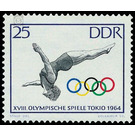 Olympic Summer Games, Tokio  - Germany / German Democratic Republic 1964 - 25 Pfennig