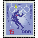 Olympic Winter Games, Grenoble  - Germany / German Democratic Republic 1968 - 15 Pfennig