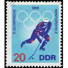 Olympic Winter Games, Grenoble  - Germany / German Democratic Republic 1968 - 20 Pfennig