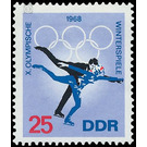 Olympic Winter Games, Grenoble  - Germany / German Democratic Republic 1968 - 25 Pfennig