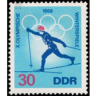 Olympic Winter Games, Grenoble  - Germany / German Democratic Republic 1968 - 30 Pfennig