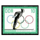 Olympische Winterspiele, Innsbruck: Skispringen   - Germany / German Democratic Republic 1963 - 10 Pfennig