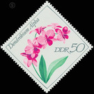 orchids  - Germany / German Democratic Republic 1968 - 50 Pfennig