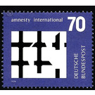 Organization Amnesty International  - Germany / Federal Republic of Germany 1974 - 70 Pfennig