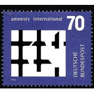 Organization Amnesty International  - Germany / Federal Republic of Germany 1974 - 70 Pfennig