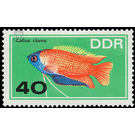 ornamental fish  - Germany / German Democratic Republic 1966 - 40 Pfennig