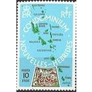 Overall Map of the New Hebrides - Melanesia / New Hebrides 1978 - 10