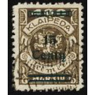 Overprint: 15 Centy - Germany / Old German States / Memel Territory 1923 - 15