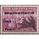 overprint-20 years Lithuania - Germany / Old German States / Memel Territory 1939 - 35