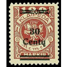 Overprint: 30 Centy - Germany / Old German States / Memel Territory 1923 - 30