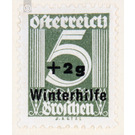 overprint  - Austria / I. Republic of Austria 1933 - 5 Groschen