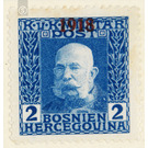 overprint  - Austria / k.u.k. monarchy / Bosnia Herzegovina 1918 - 2 Heller