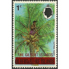 Overprint Man cutting toddy - Micronesia / Gilbert Islands 1976 - 1