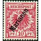 overprint on Reichpost