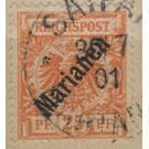 overprint on Reichpost - Micronesia / Mariana Islands, German Administration 1899 - 25